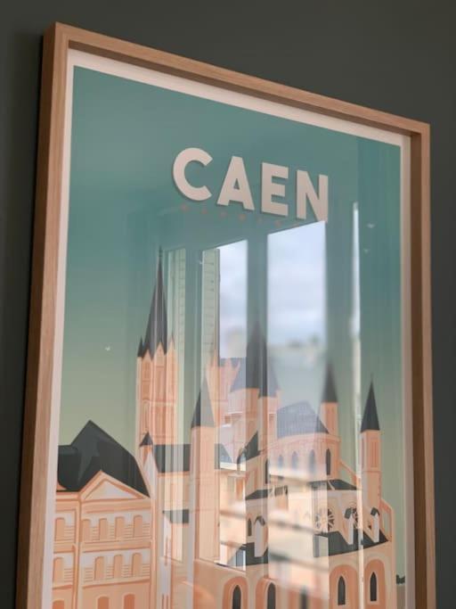 Appart 90M2 Lumineux, Centre, Vue Eglise Penchee Caen Luaran gambar
