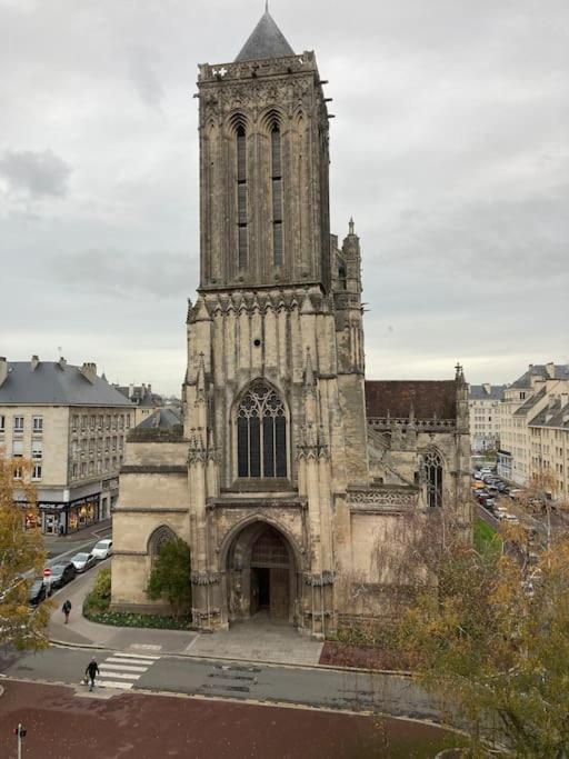 Appart 90M2 Lumineux, Centre, Vue Eglise Penchee Caen Luaran gambar