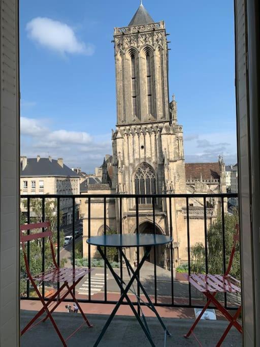 Appart 90M2 Lumineux, Centre, Vue Eglise Penchee Caen Luaran gambar